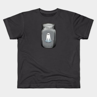 Apothecary Cute Ghost In A Witchy Jar Kids T-Shirt